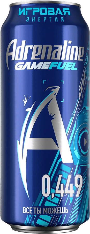 Энергетический напиток Adrenalin Rush Game Fuel