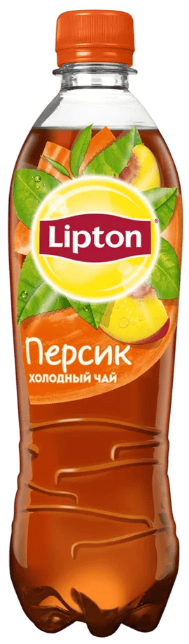 Lipton черный чай персик
